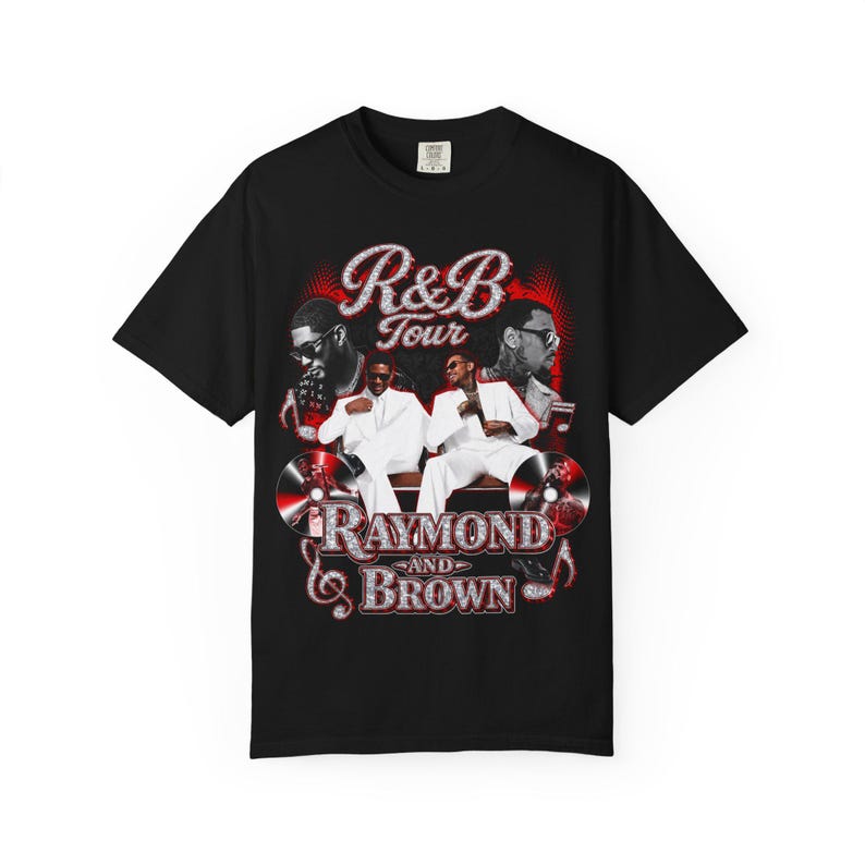 Raymond & Brown Tour 2026, Usher x Chris Brown Tshirt Design ( Digital Download) image 2