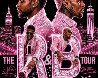 Raymond & Brown Tour 2026, Usher x Chris Brown Tshirt Design ( Digital Download)