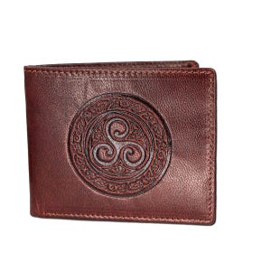 Carteira Triskle Celtic Marrom
