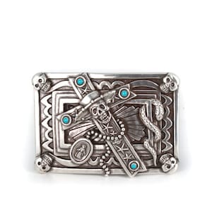 Samhain Easter Day of The Dead Belt Buckle