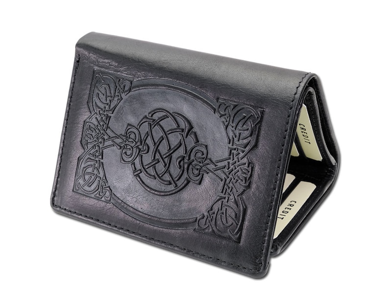 Celtic Tri Fold Wallet Black image 1