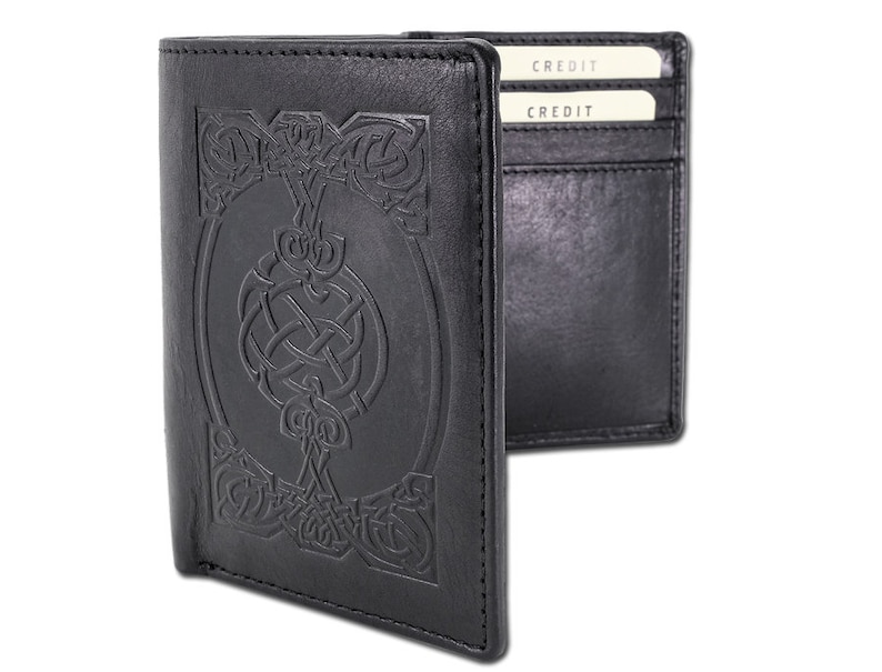 Celtic Tri Fold Wallet Black image 4