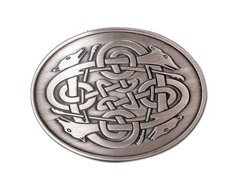 4 Hounds Celtic Belt Buckle