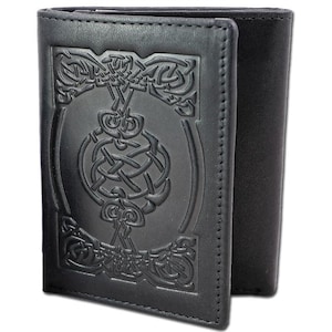 Celtic Tri Fold Geldbörse Schwarz