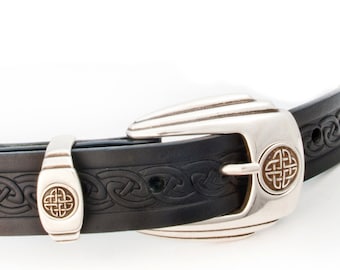 Ferdia Celtic Leather Belt