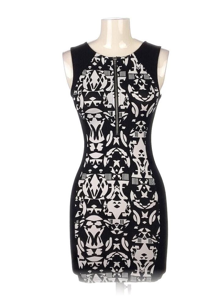 Black and White Dress H&m - Etsy Black and White Dress H&m - Etsy