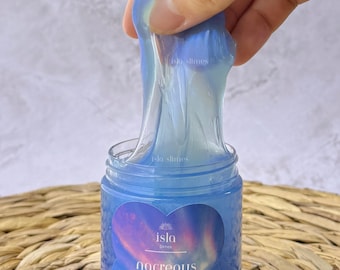 Nacreous Clouds Clear Slime, Color Shifting, Iridescent, Sensory Fidget Toy