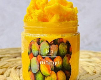 Slime nuvola al mango, slime profumato alla frutta tropicale, slime nuvola soffice giallo, slime dessert al mango, slime estivo kawaii da regalare
