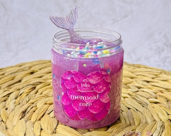 Slime a tema sirena / Slime rosa e glitterato