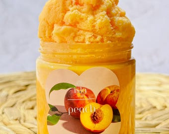 Peach Cloud Slime, Summer Scented Play Dough, Fruit Texture Toy