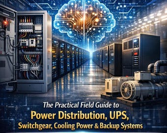 Guia de IA para Sistemas Elétricos em Data Centers | Distribuição de Energia, UPS, Painéis Elétricos (PDF)