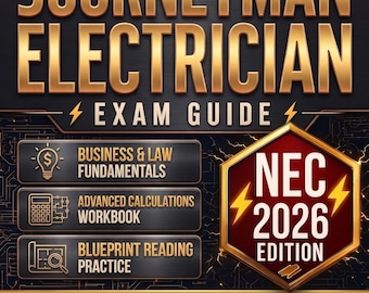 Guia para o Exame de Eletricista Oficial (PDF) | Caderno de Exercícios de Matemática, Teoria e Prática Elétrica