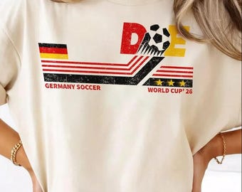Germany Soccer World Vintage Comfort Colors Shirt