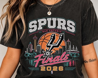 Camiseta Spurs Skyline Finals, Camiseta de baloncesto San Antonio 2026, Regalo retro para la noche de los playoffs, Fan unisex