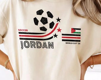 Camiseta Jordan Soccer World 2026, Camiseta para aficionados de la Copa Mundial de la FIFA, Regalo para el Día del Padre