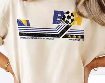 Bosnia And Herzegovina Soccer World Vintage Comfort Colors Shirt