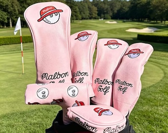 Golf Driver Club Protective Cover, PU Ieather Driver Club Head Cap.