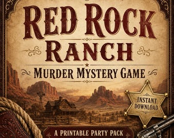Jogo de Mistério e Assassinato no Velho Oeste em Red Rock. Assista ao vídeo e veja nossas fotos! Nos divertimos muito!