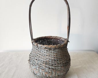 Vintage Bamboo Basket