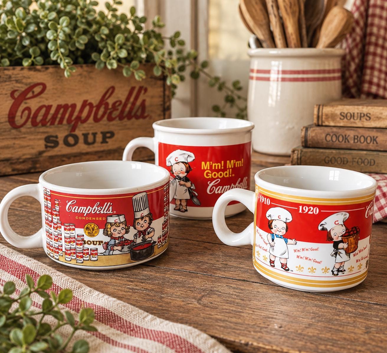 Campbell’s キャンベル　食器セット Campbell Kitchen Set - Etsy