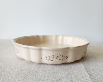 Vintage Pfaltzgraff Remembrance 9" Pie Dish