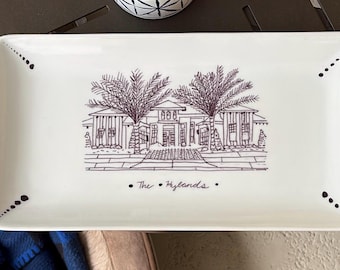 Plato dibujado a mano