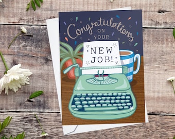 Congratulations on your New Job Card