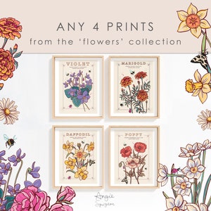 Any 4 Wall Art Prints, Set of 4 Multi Buy