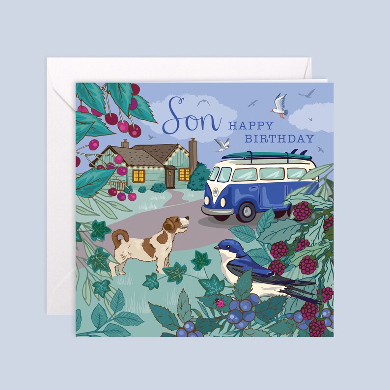 Happy Birthday Son Card Older Grown up Son Birthday Card Etsy UK