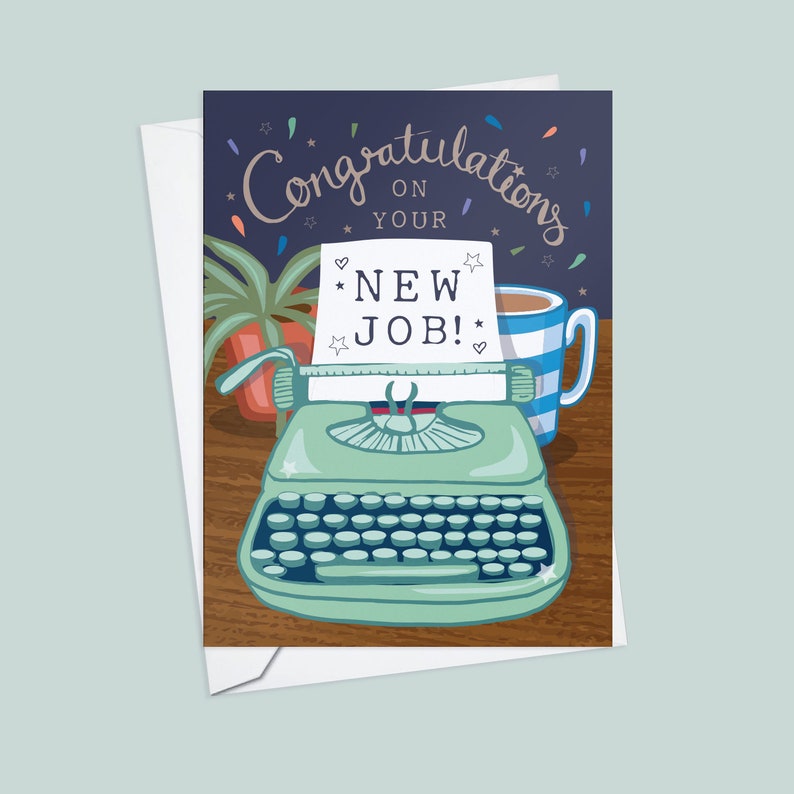 Congratulations on your New Job Card image 2