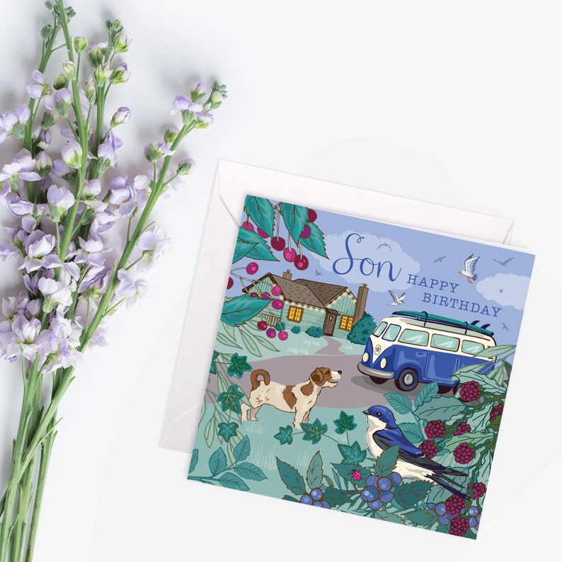 Happy Birthday Son Card Older Grown up Son Birthday Card - Etsy
