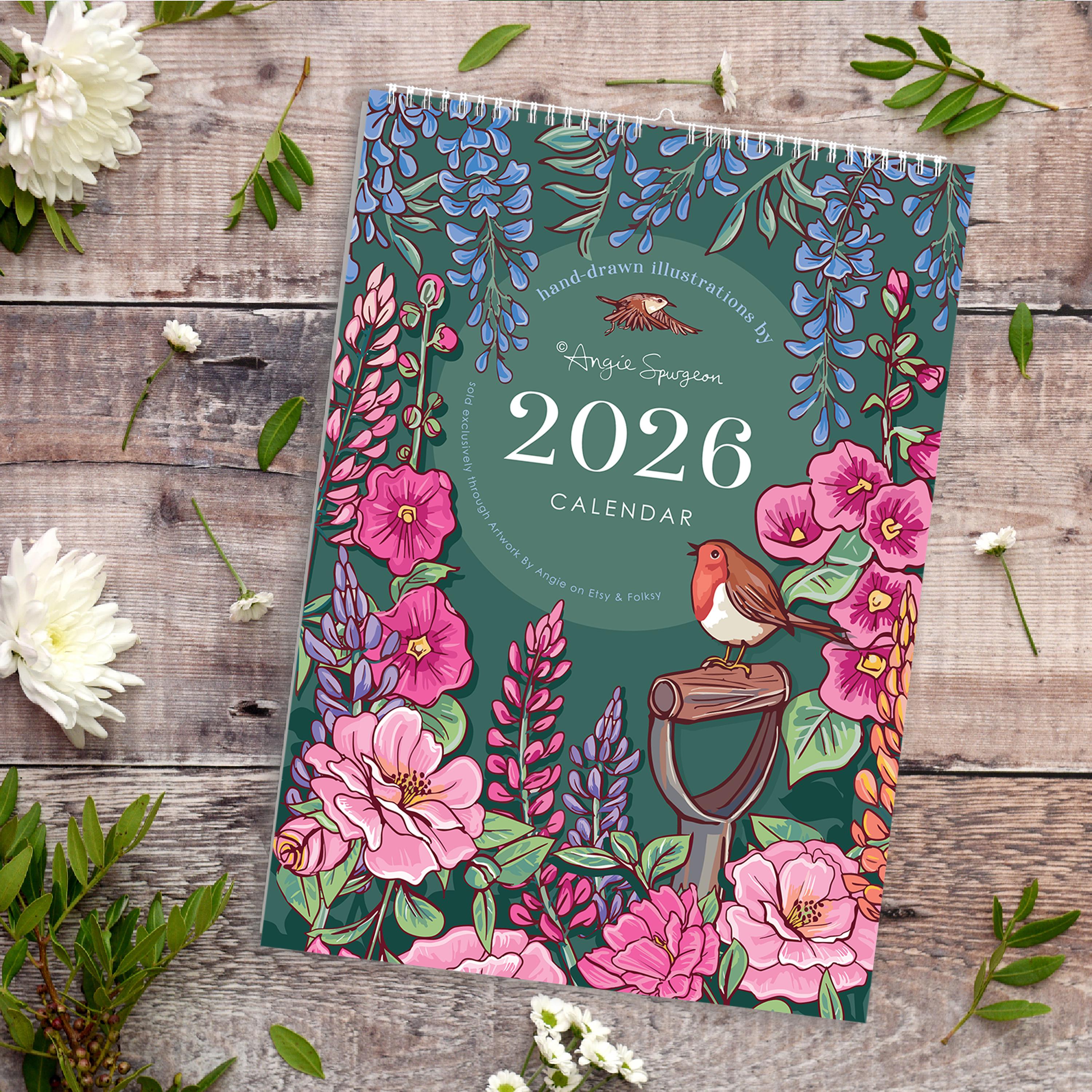 2026 Wall Calendar of Nature and Wildlife Art