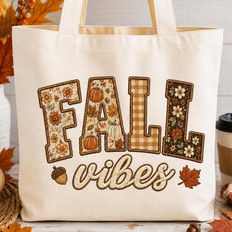 Cozy Season Fall Applique Embroidery Design Bundle, Thanksgiving Pumpkin Embroidery File, Western Fall Machine Applique, Instant Download image 3
