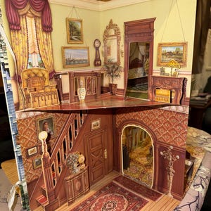 Victorian Dollhouse Pop up Book - Etsy