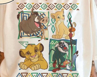 The Lion King Characters Comfort Colors T-Shirt