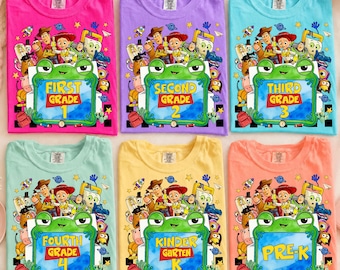 Toy Story Characters Back to School Shirt PNG (Digital Download)