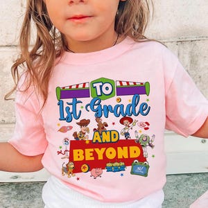 Toy Story Back To School Shirt Bundle PNG, Teacher & Student Kindergarten First Second Third Grade Design, Fun Gift For Kid image 7