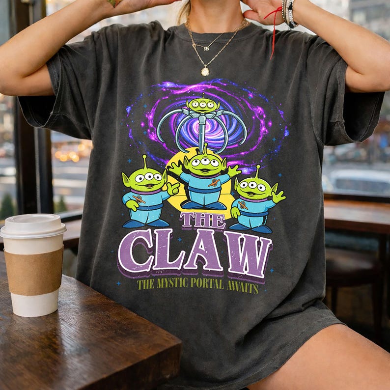 Retro Toy Story Alien "The Claw" Shirt PNG, Pizza Planet The Mystic Portal Awaits (Digital Download) image 7