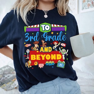 Toy Story Back To School Shirt Bundle PNG, Teacher & Student Kindergarten First Second Third Grade Design, Fun Gift For Kid image 6