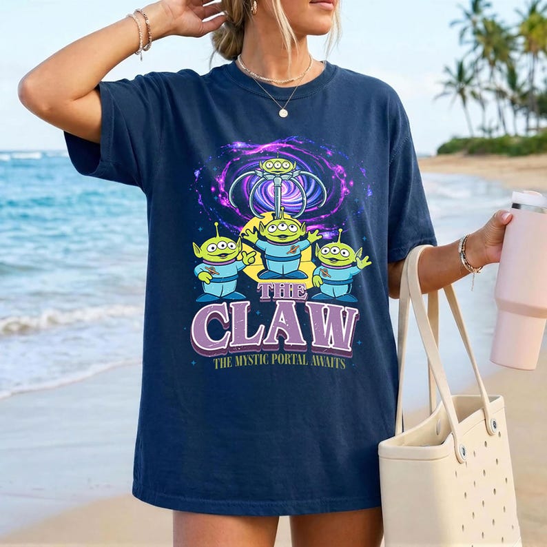 Retro Toy Story Alien "The Claw" Shirt PNG, Pizza Planet The Mystic Portal Awaits (Digital Download) image 3