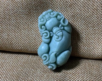 Natural Jade Pi Xiu Pendant Wealth Lucky Amulet Hand Carved Feng Shui Talisman Prosperity Protection