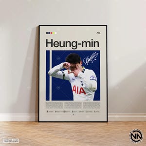 Heung min son poster - Etsy 日本