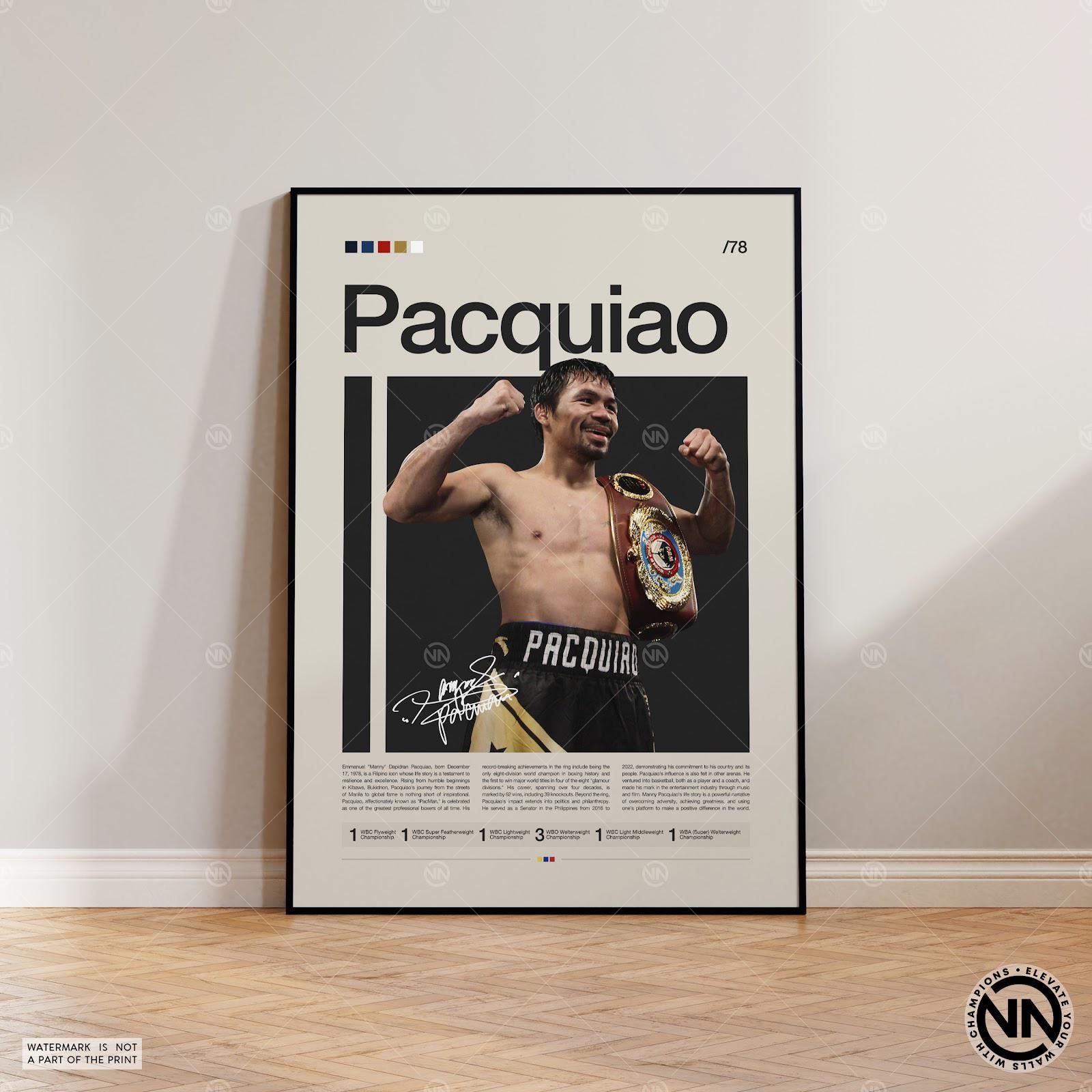 Manny Pacquiao Signed - Etsy
