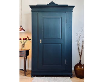 Gründerzeit Schrank restauriert antiker Kleiderschrank Weichholz um 1890 Vintage Möbel Einzelstück