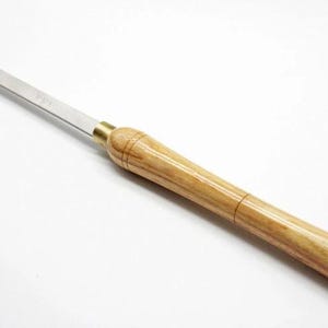 Woodworking Turning Tool, Rustproof HSS Blade, for DIY Craft, Carving, Roughing gouge, Thimble Knives Supplies
