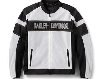Veste de moto en maille Harley Davidson Trenton pour homme