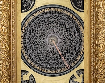Sacred Geometry Art Print, Spiritual Digital Download, Inner Truth Artwork, Meditation Wall Art, Healing Geometry, Mindfulness Decor