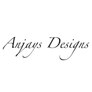 May include: A logo for a business called "Anjays Designs".