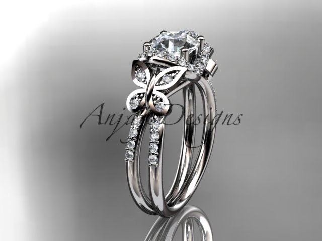 White gold hotsell diamond butterfly ring