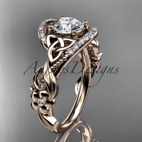 Celtic Engagement Ring Etsy